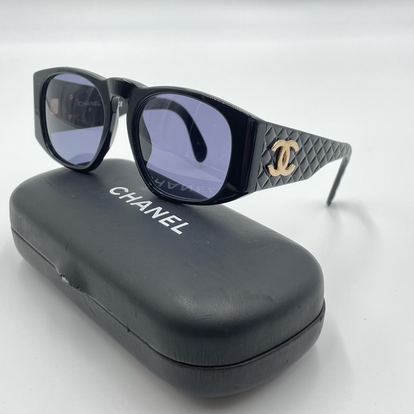 CHANEL Accessories - Chanel Interlocking CC Matelassé Sunglasses